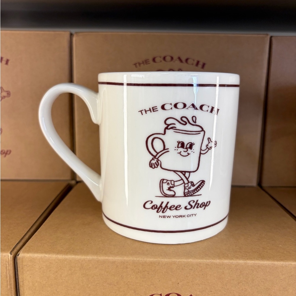 The Coach Coffee Shop Mug new in box